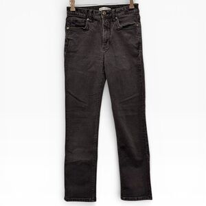 Elizabeth and James Vintage Straight Black Wash Jeans Size 27